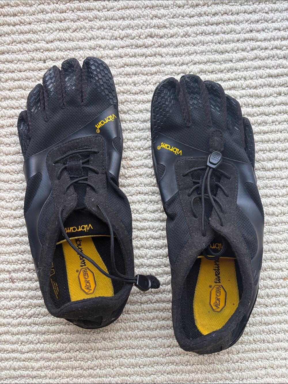 New Vibram Men's Black FiveFingers KSO EVO Shoes